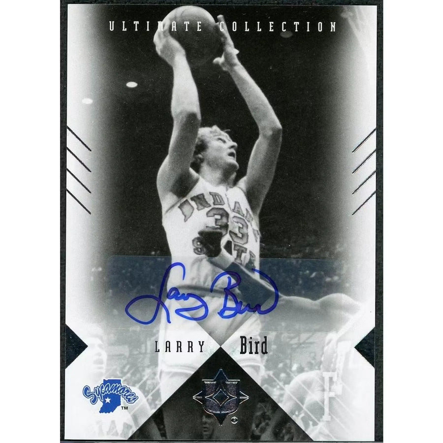 Larry Bird Signed 2010 Upper Deck Ultimate Card