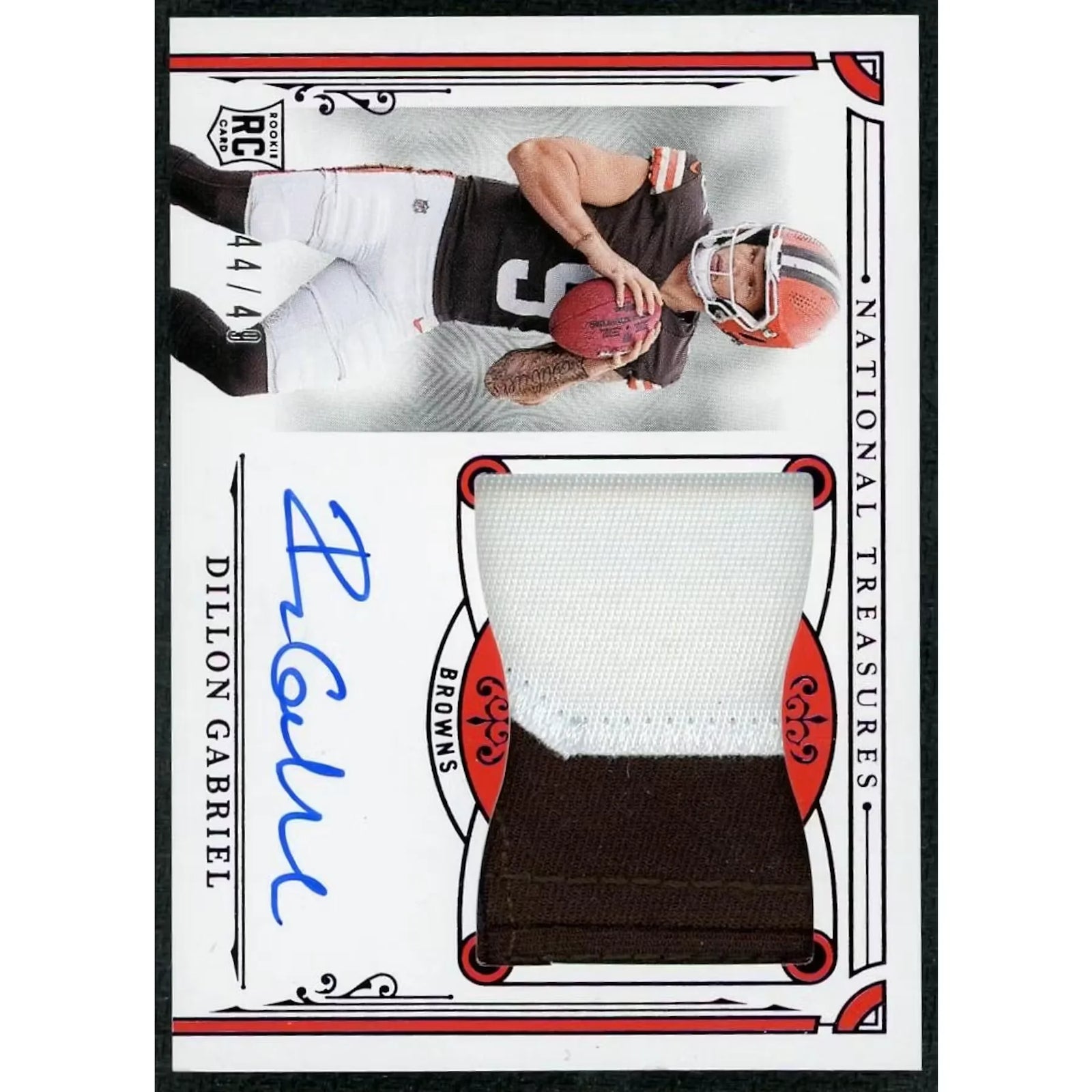 Dillon Gabriel 2025 National Treasures Rookie Patch Auto |/49