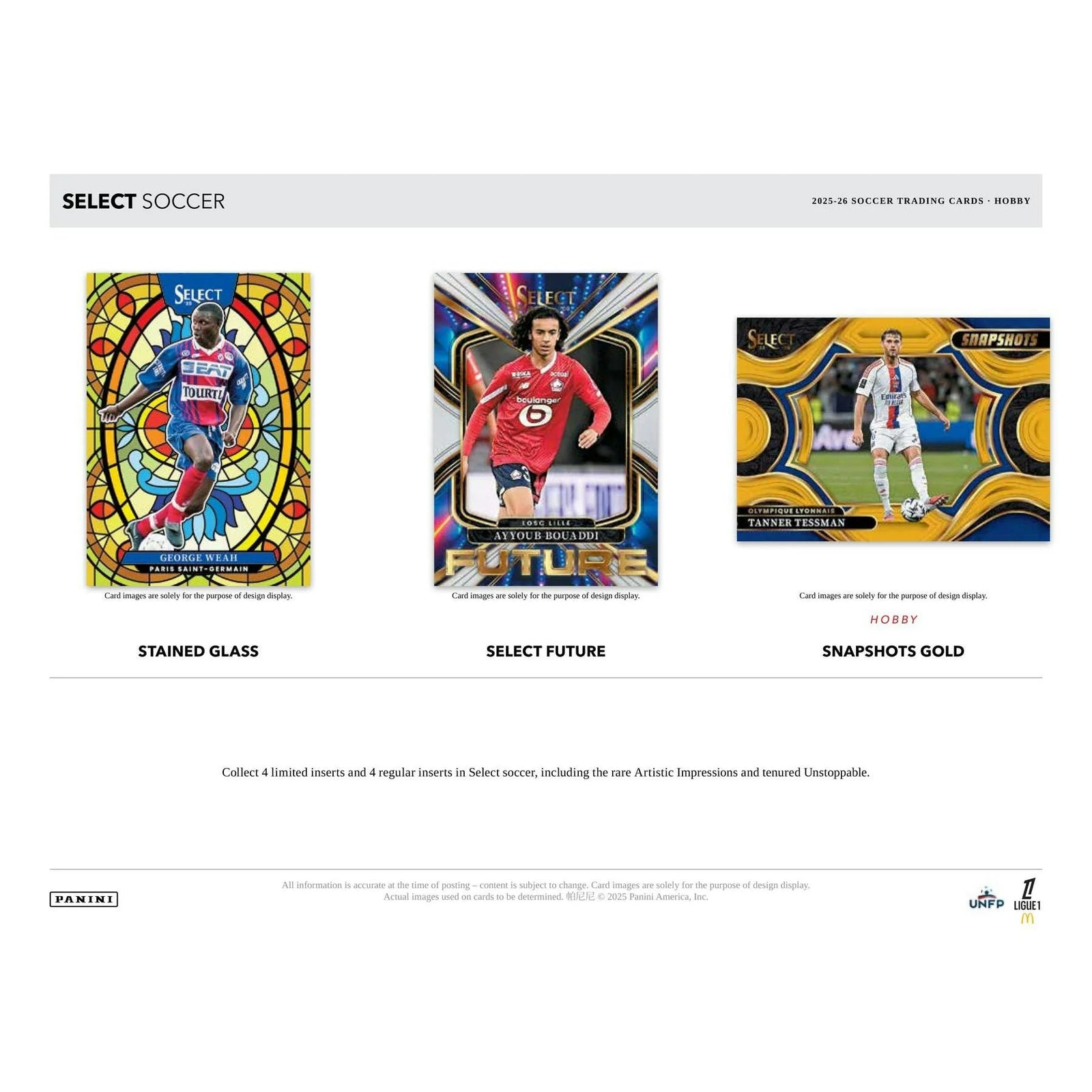 DRAFT - Presell 2025/26 Panini Select Ligue 1 Soccer H2 Box (Presell) Releases Jun. 5th, 2026
