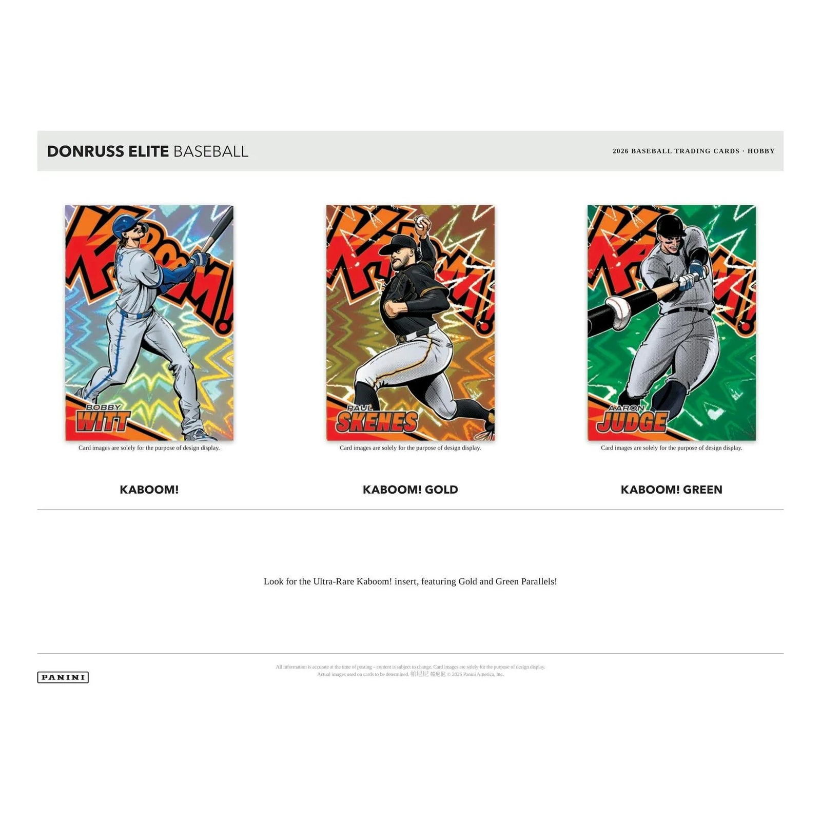 DRAFT - Presell 2026 Panini Donruss Elite Baseball Hobby Box (Presell) Releases Jun. 17th, 2026