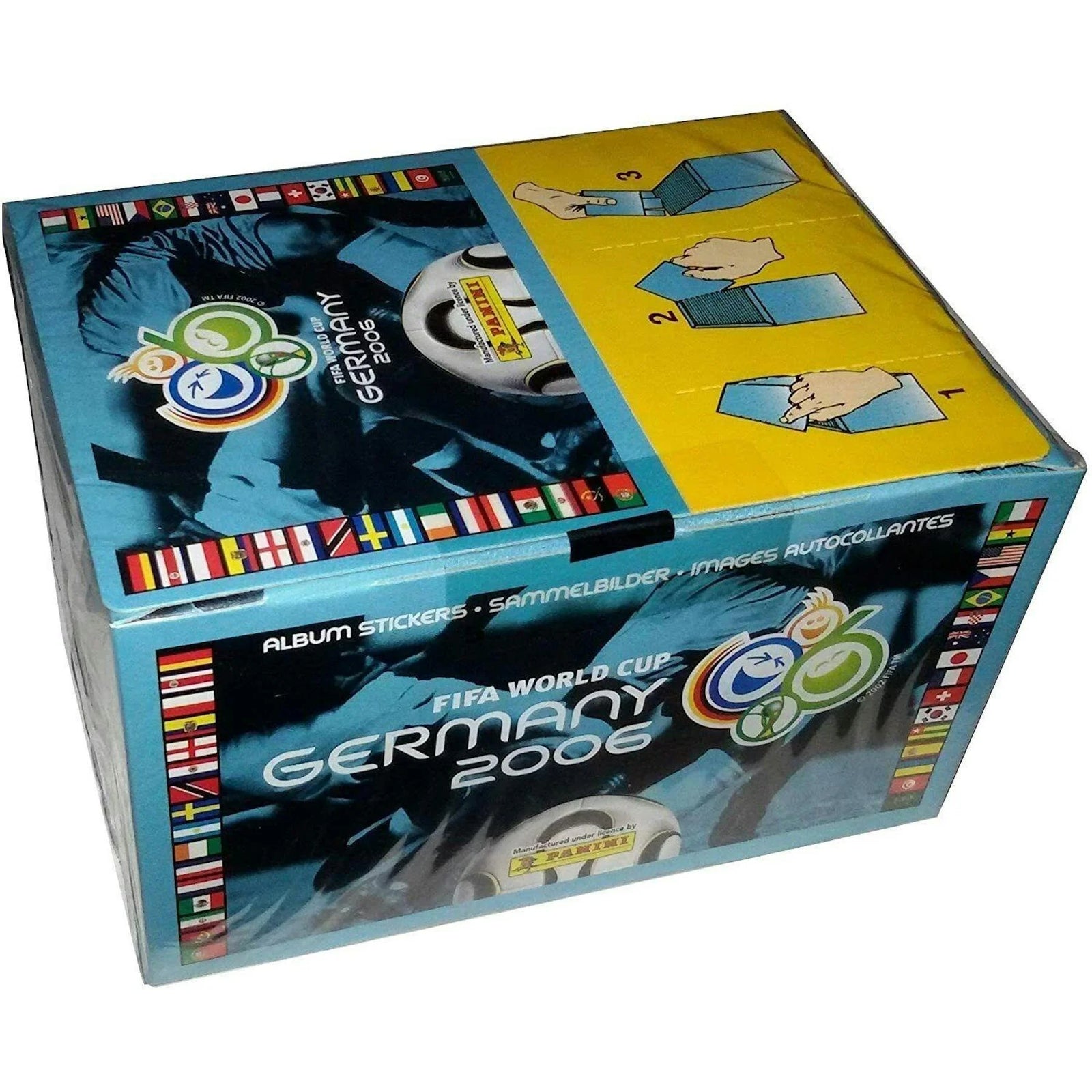 DRAFT - Just In 2006 Panini FIFA World Cup Germany Soccer Sticker Collection Box (100 Packs) (Reed Buy)