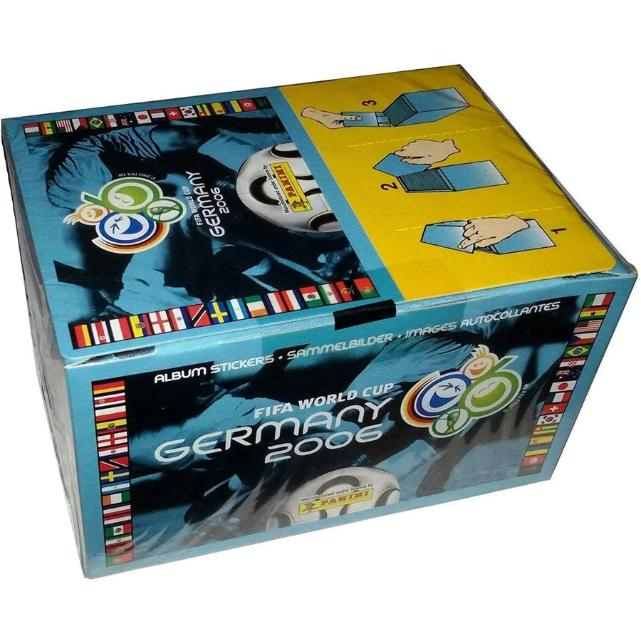 DRAFT - Just In 2006 Panini FIFA World Cup Germany Soccer Sticker Collection Box (100 Packs) (Reed Buy)