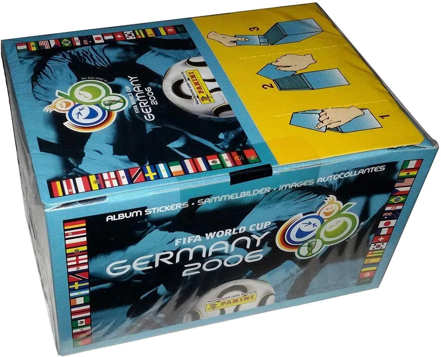 DRAFT - Just In 2006 Panini FIFA World Cup Germany Soccer Sticker Collection Box (100 Packs) (Reed Buy)