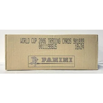 DRAFT - Just In 2006 Panini FIFA World Cup Germany Soccer Hobby Case (Reed Buy)