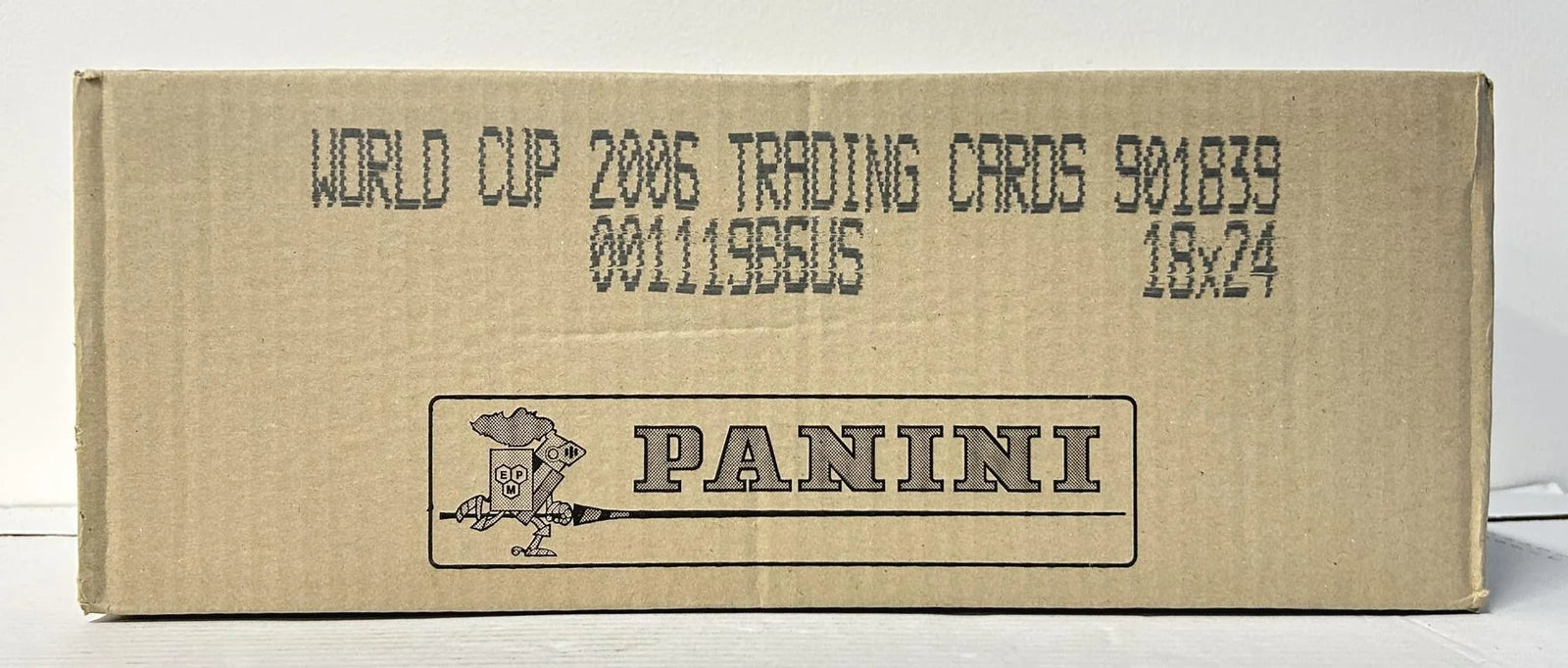 DRAFT - Just In 2006 Panini FIFA World Cup Germany Soccer Hobby Case (Reed Buy)