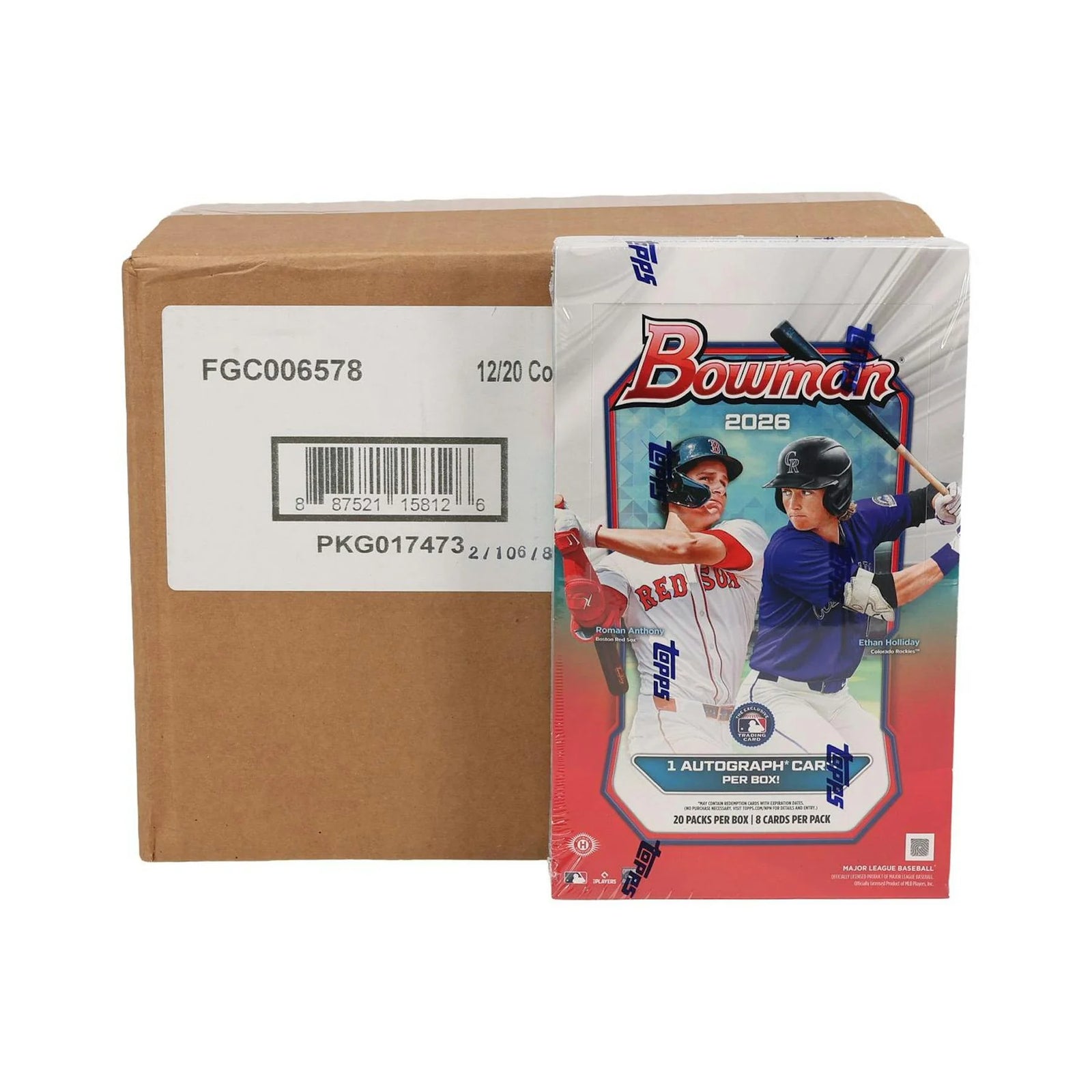 DRAFT - New 2026 Bowman Baseball Hobby 12-Box Case