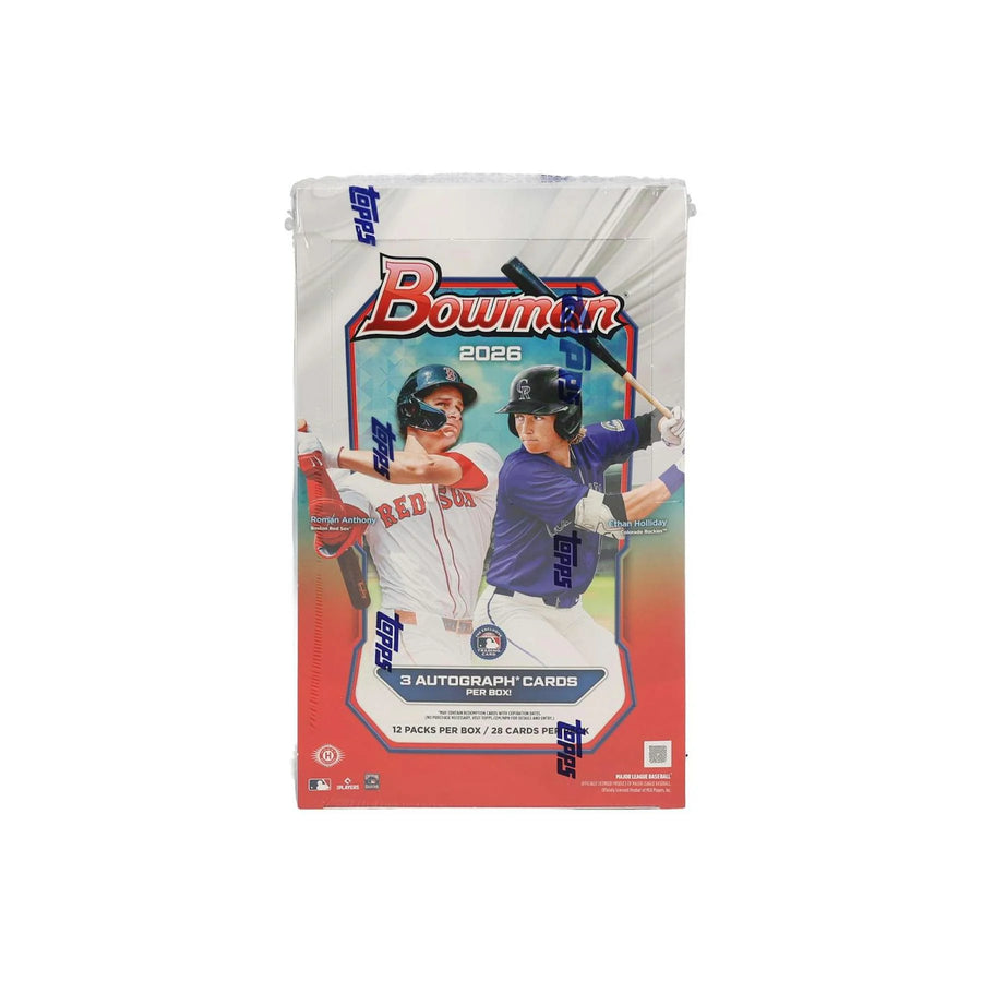 DRAFT - 2026 Bowman Baseball Hobby Jumbo Box $709.95 Add to Cart