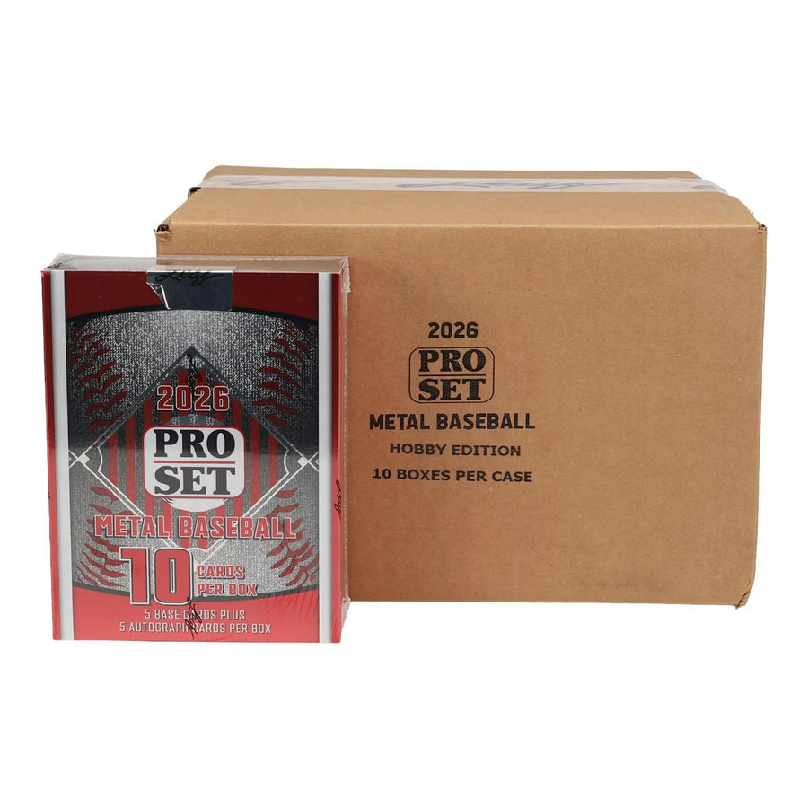 DRAFT - New 2026 Leaf Pro Set Metal Baseball Hobby 10-Box Case