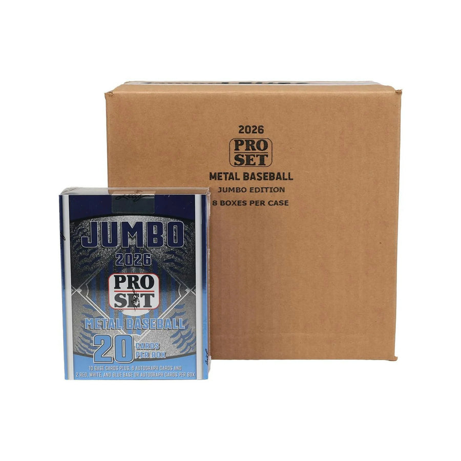DRAFT - New 2026 Leaf Pro Set Metal Baseball Hobby Jumbo 8-Box Case