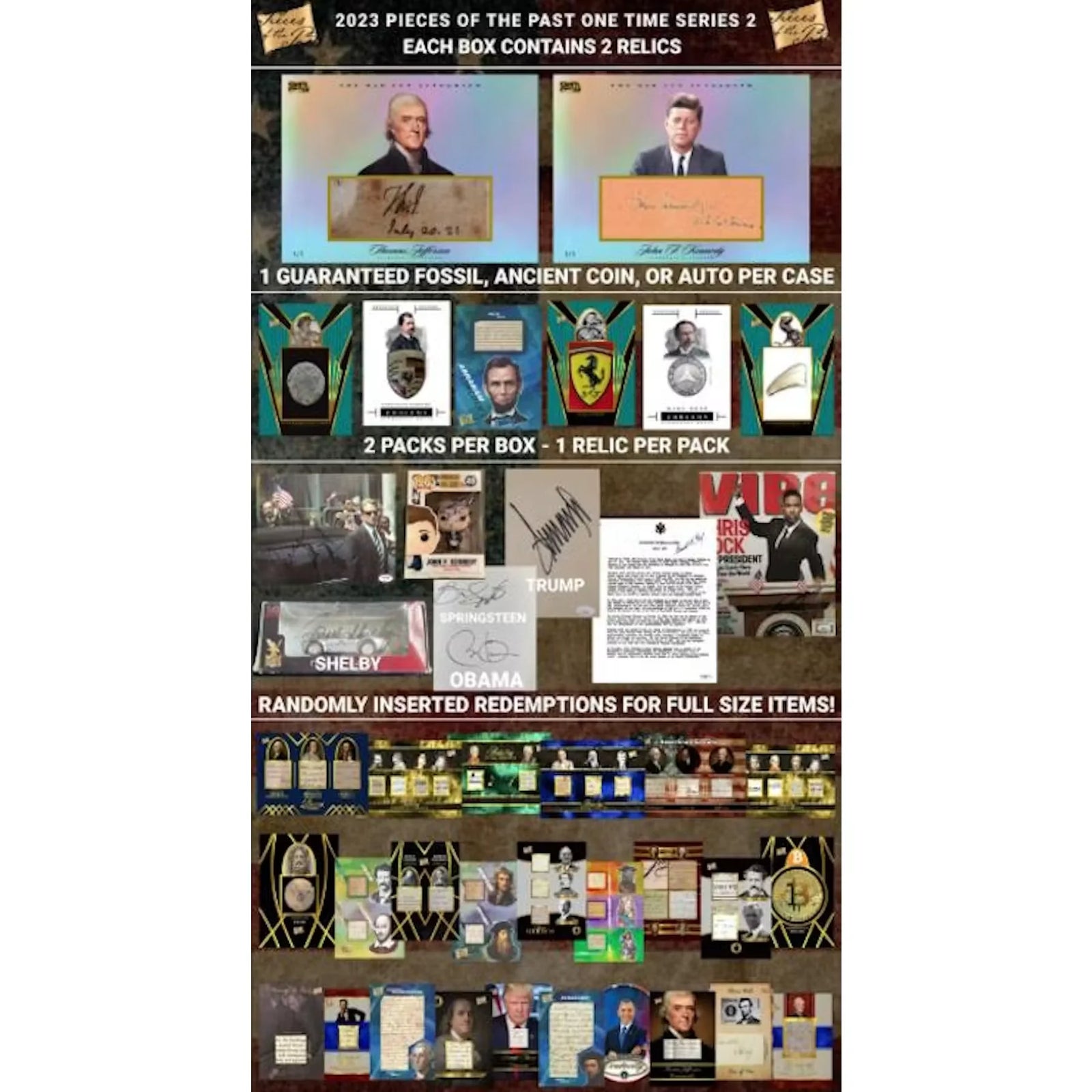 2023 Super Break Pieces of the Past One Time Edition Series 2 Hobby Box