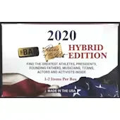 2020 The Bar Pieces of the Past Hybrid Edition Hobby Box