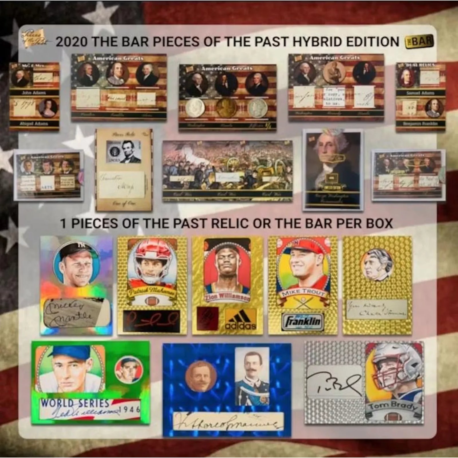 2020 The Bar Pieces of the Past Hybrid Edition Hobby Box