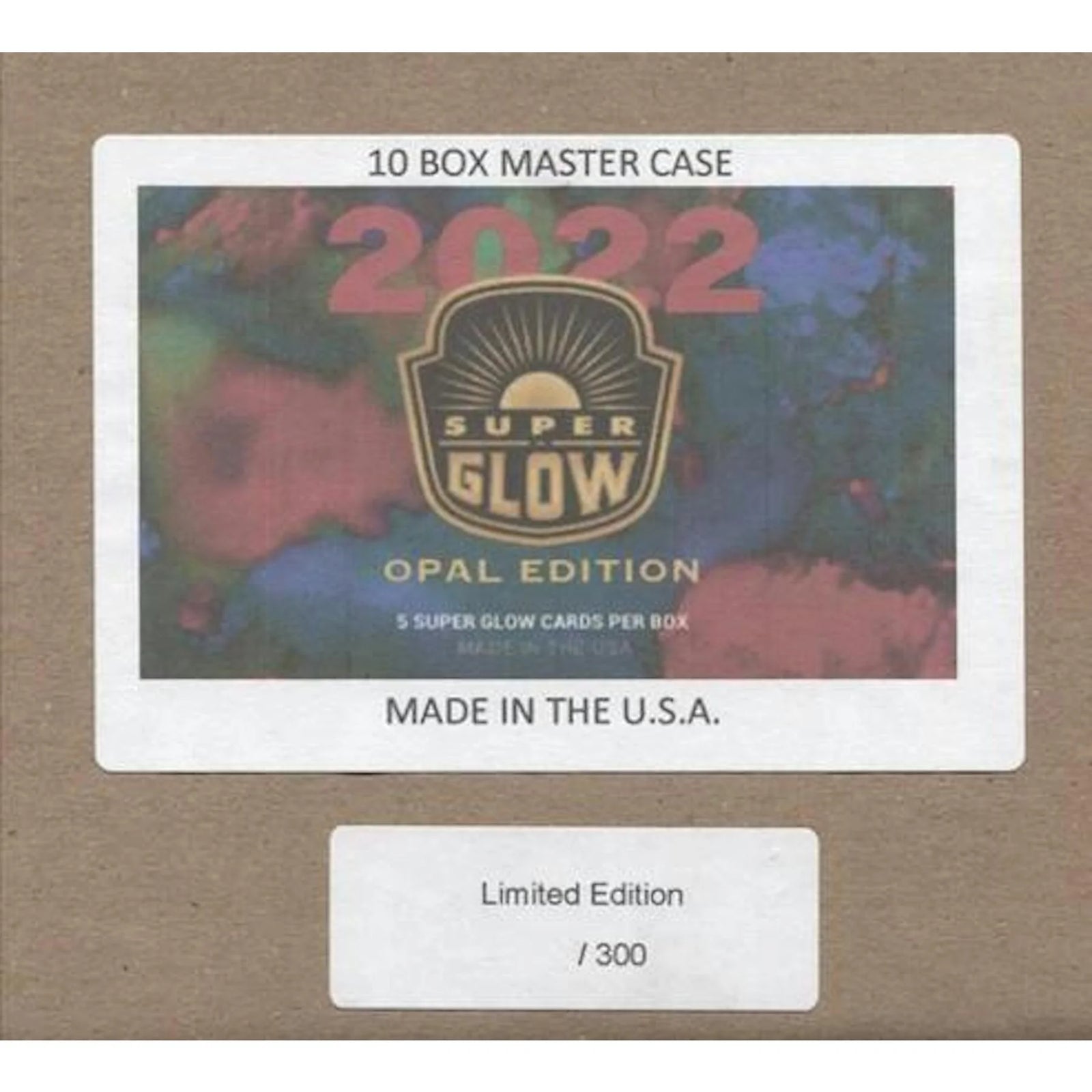 DRAFT - Just In 2022 Super Glow Opal edition Multi-Sport Hobby 10-Box Case (Reed Buy)