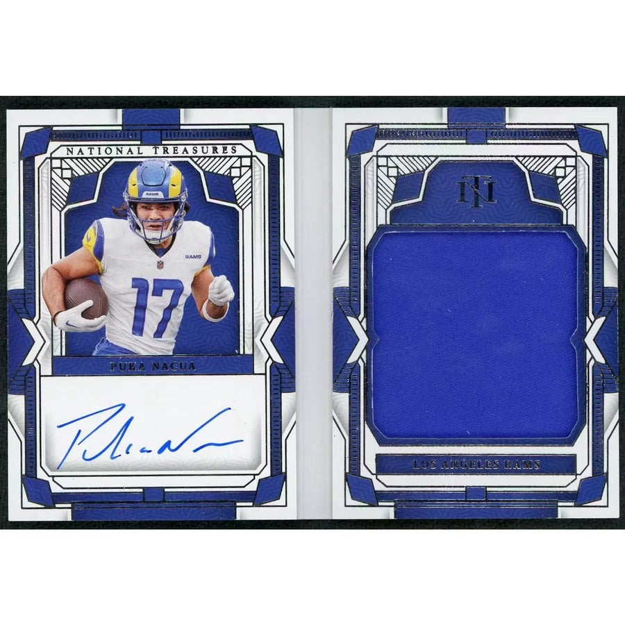 Puka Nacua Signed 2023 National Treasures Rookie Card | First Edition/99