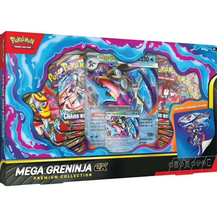 DRAFT - Pokemon Mega Greninja ex Premium Collection 6-Box Case | Sealed