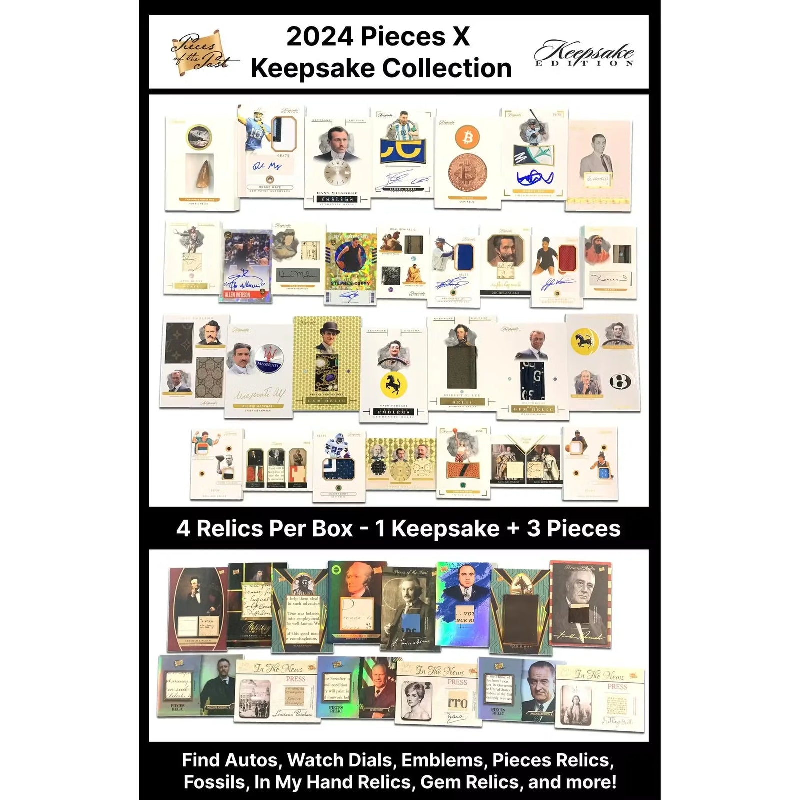 2024 Keepsake Pieces X Keepsake Collection Hobby 5-Box Case