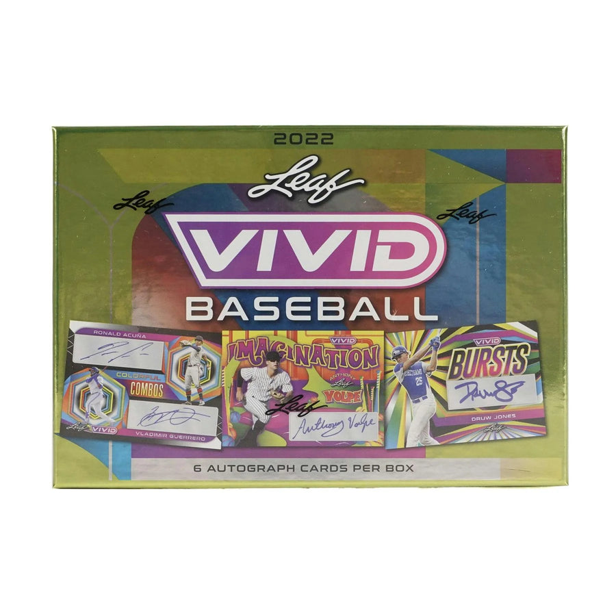 DRAFT - Just In 2022 Leaf Vivid Baseball Hobby Box (Reed Buy)