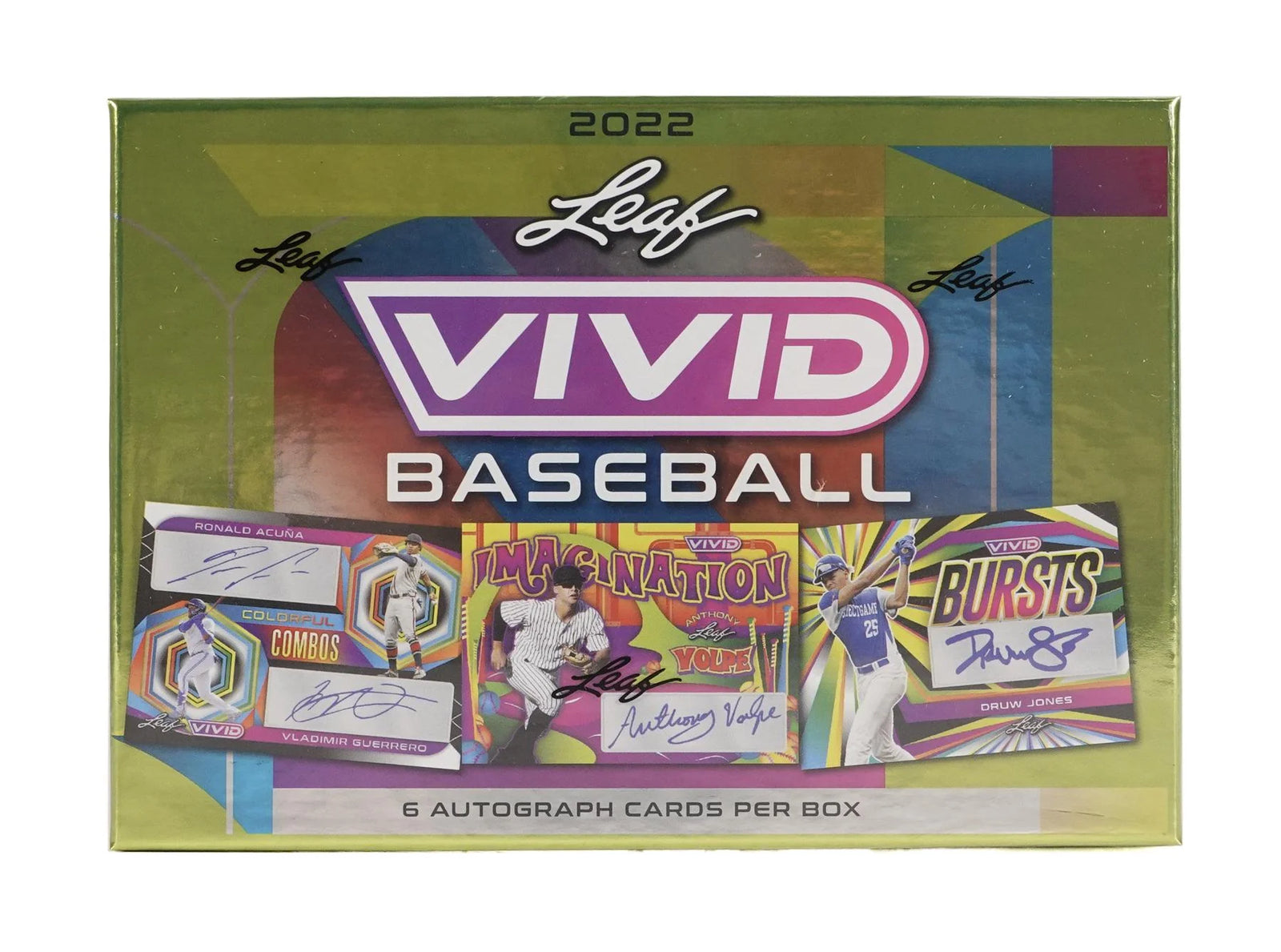 DRAFT - Just In 2022 Leaf Vivid Baseball Hobby Box (Reed Buy)