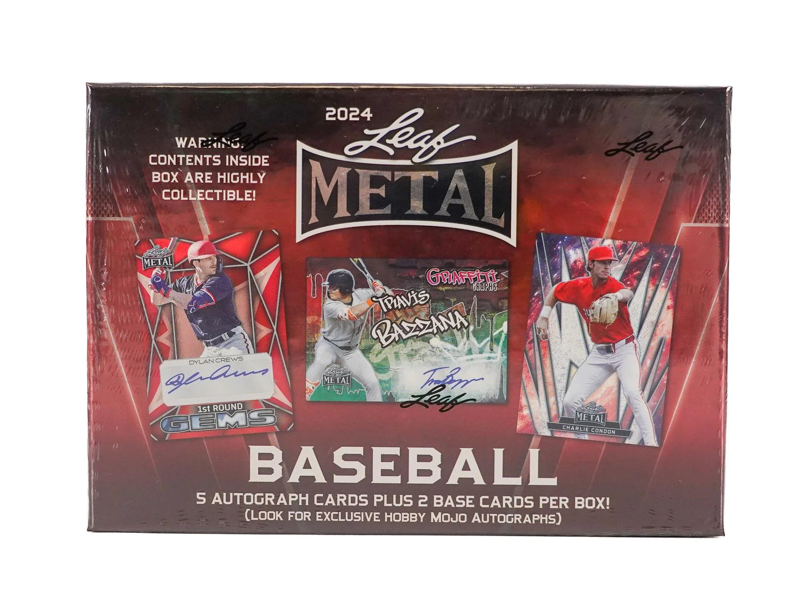 DRAFT - Just In 2024 Leaf Metal Baseball Hobby Box (Reed Buy)