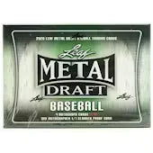 DRAFT - 2020 Leaf Metal Draft Baseball Hobby Jumbo Box
