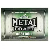 DRAFT - 2020 Leaf Metal Draft Baseball Hobby Jumbo Box