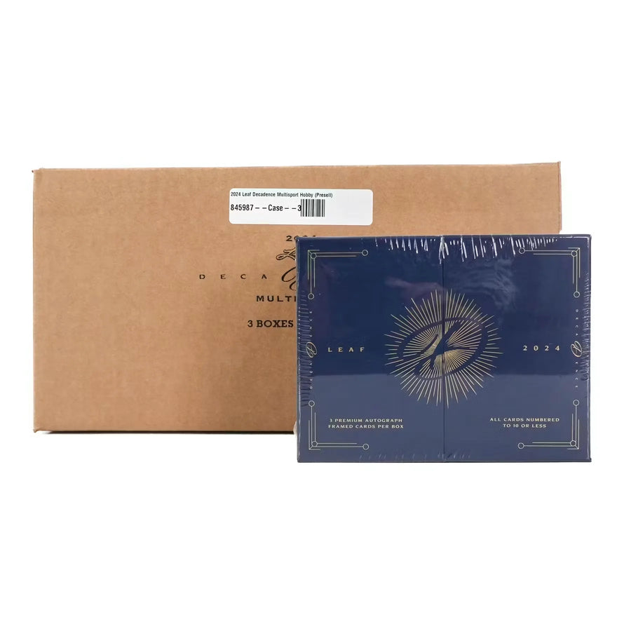 2024 Leaf Decadence Multisport Hobby 3-Box Case