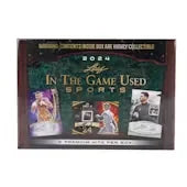 2024 Leaf In The Game Used Sports Hobby Box