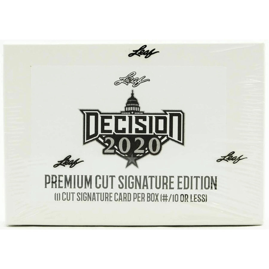 DRAFT - 2020 Leaf Decision Premium Cut Signature Edition Hobby Box