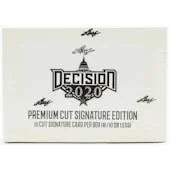 DRAFT - 2020 Leaf Decision Premium Cut Signature Edition Hobby Box