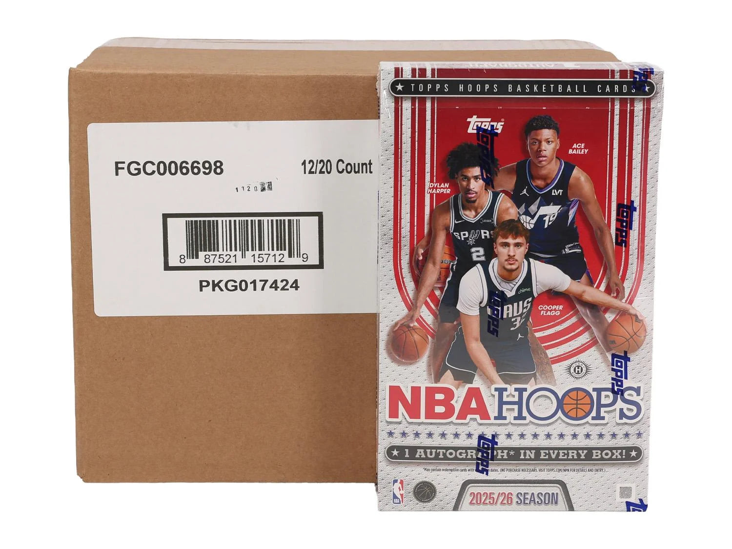 DRAFT - 2025/26 Topps Hoops Basketball Hobby 12-Box Case $4,184.95 $3,584.95 Add to Cart