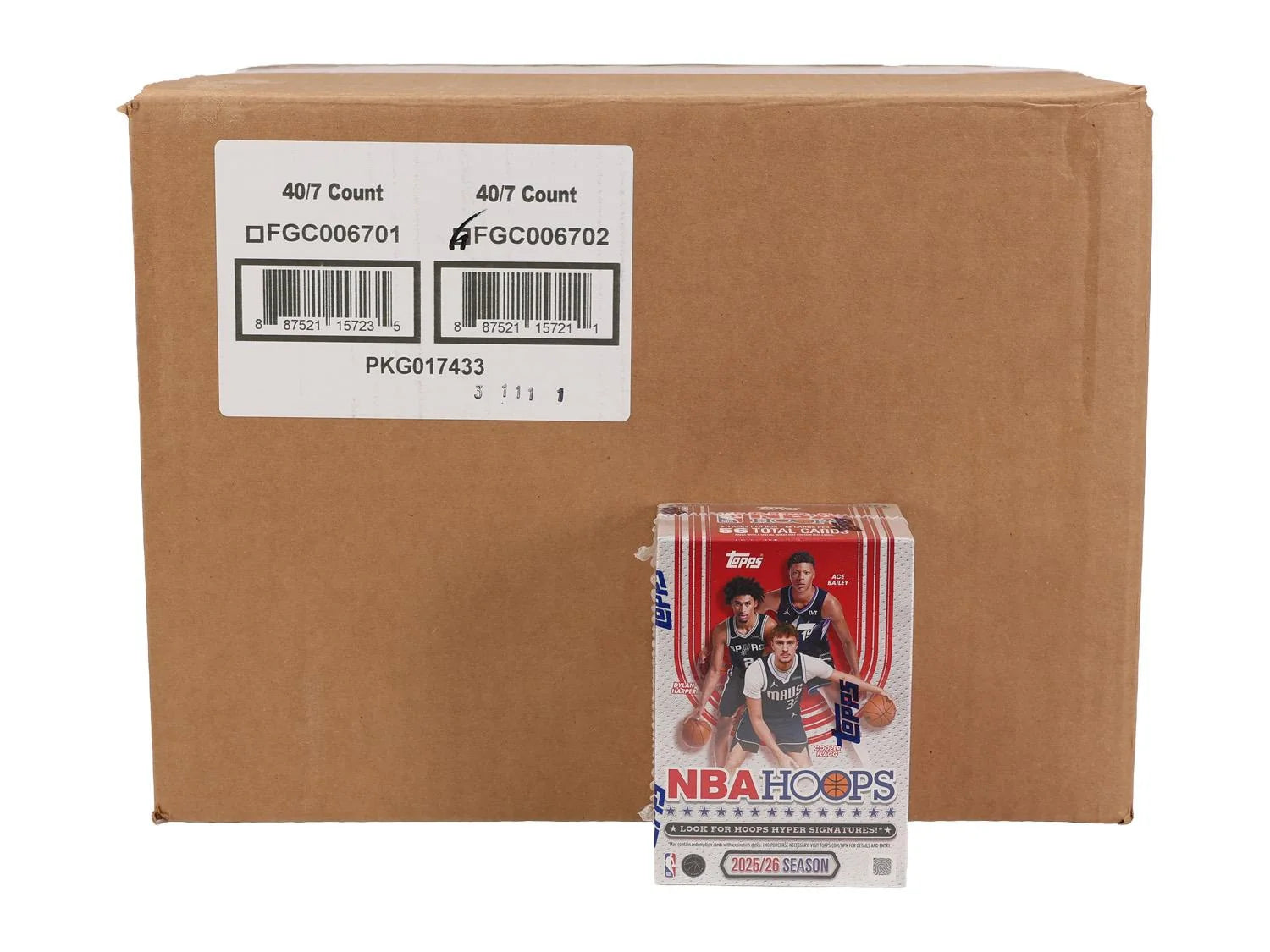DRAFT - 2025/26 Topps Hoops Basketball Blaster 40-Box Case