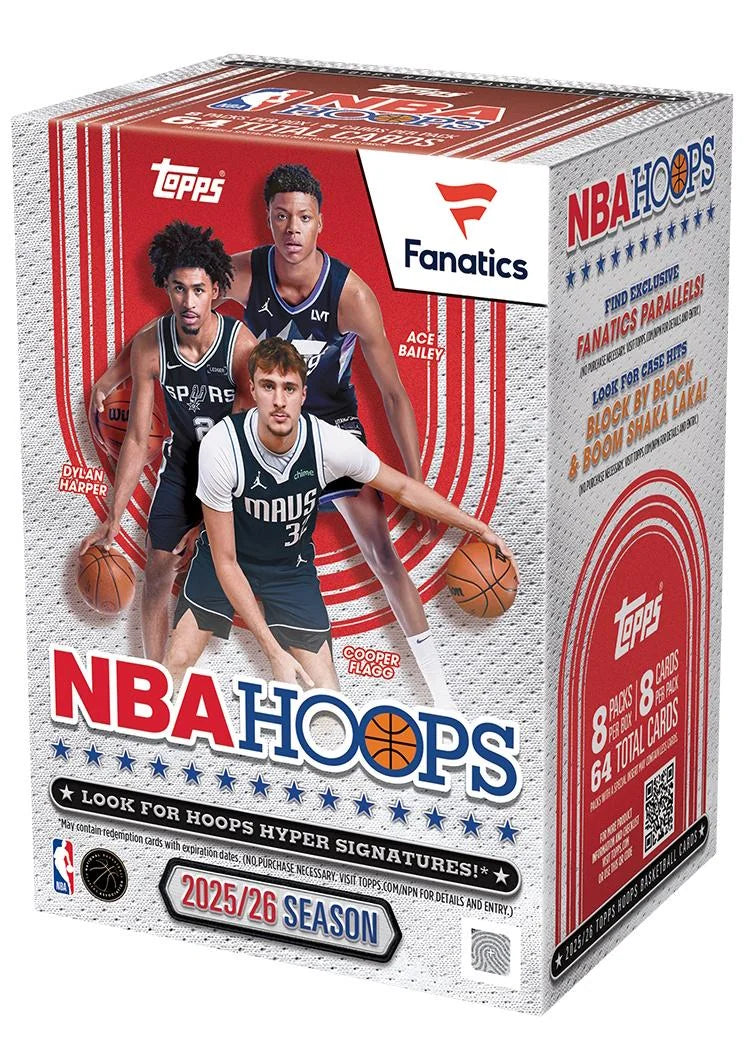 2025-26 Topps Hoops Basketball Fanatics Blaster Box (Ships Sealed Only)