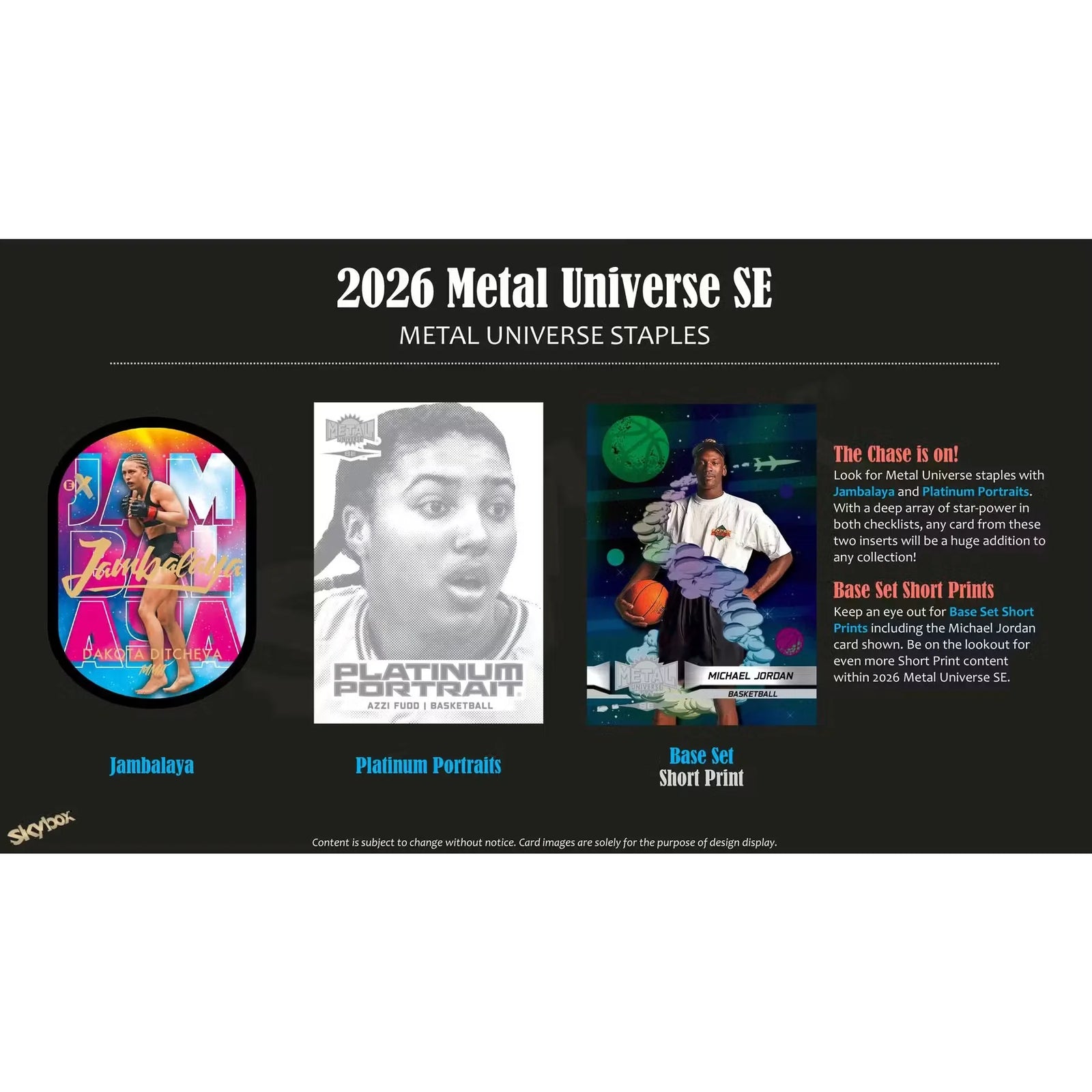 DRAFT - 2026 Upper Deck Metal Universe SE Hobby Box | Presell