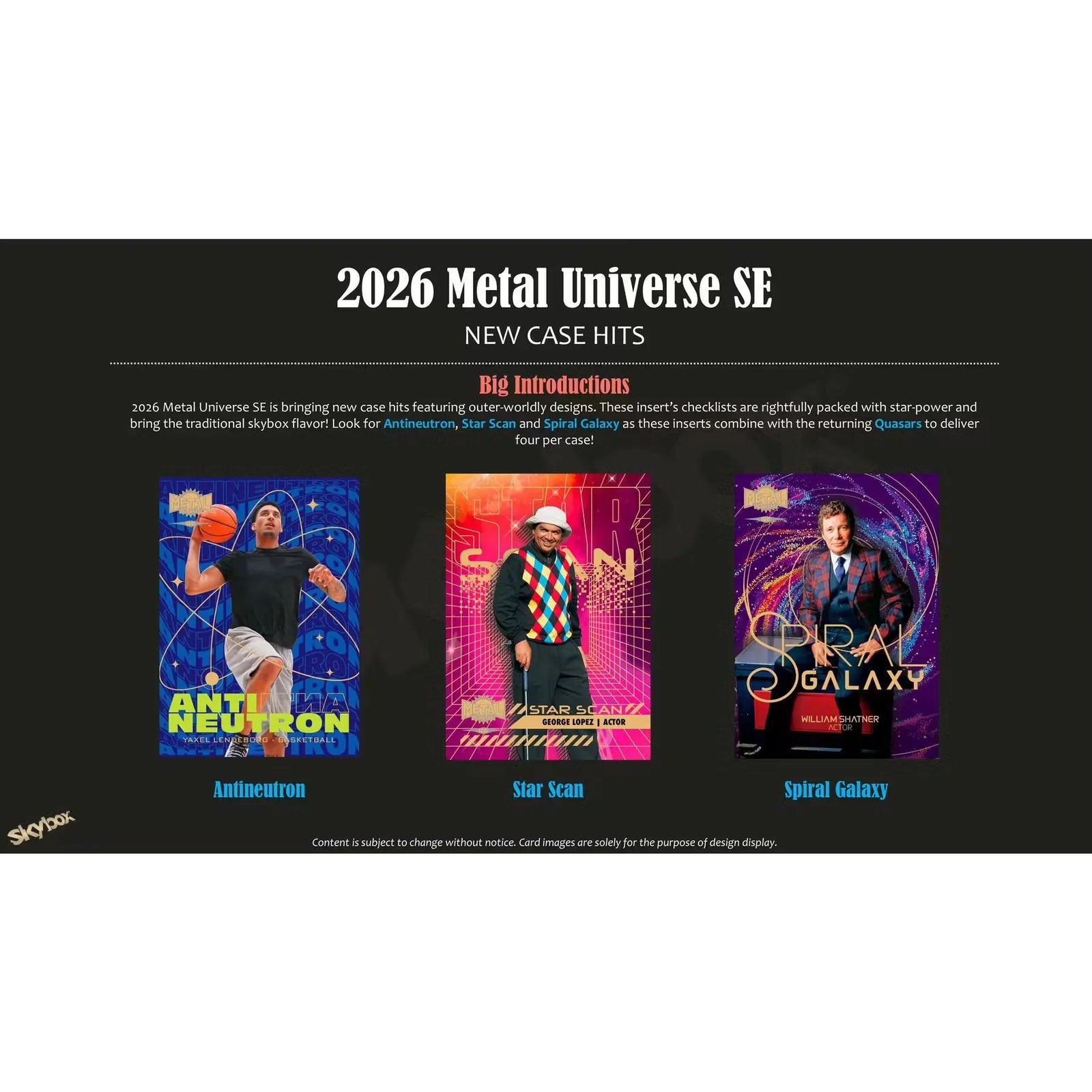 DRAFT - 2026 Upper Deck Metal Universe SE Hobby Box | Presell