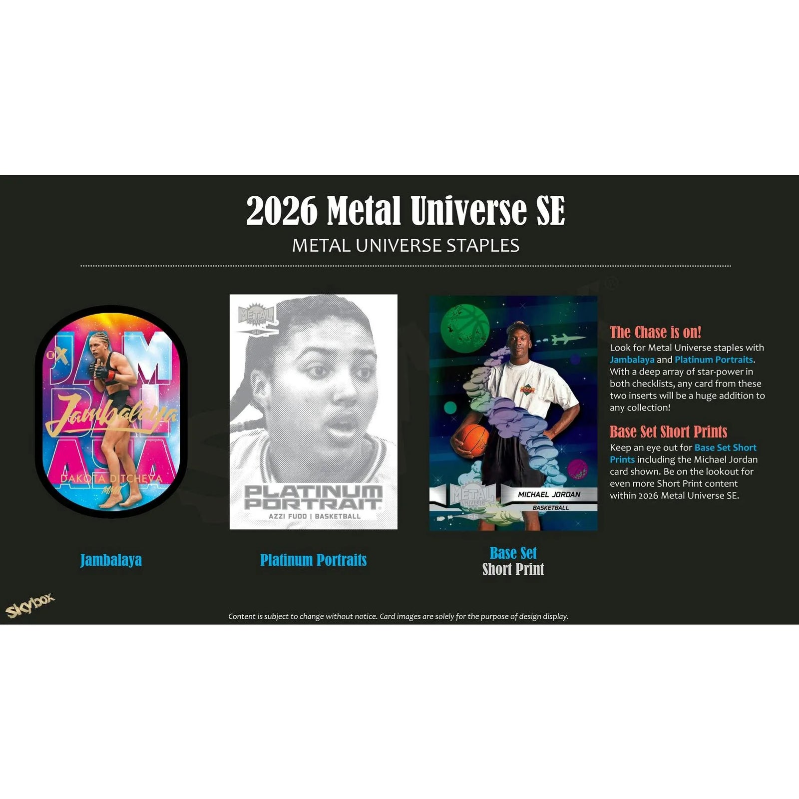 DRAFT - 2026 Upper Deck Metal Universe SE Hobby 12-Box Case | Presell