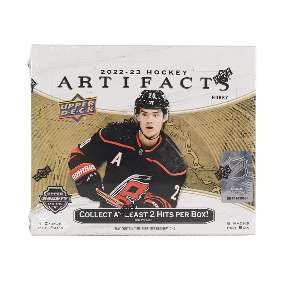 2022-23 Upper Deck Artifacts Hockey Hobby Box (Ships Sealed Only)