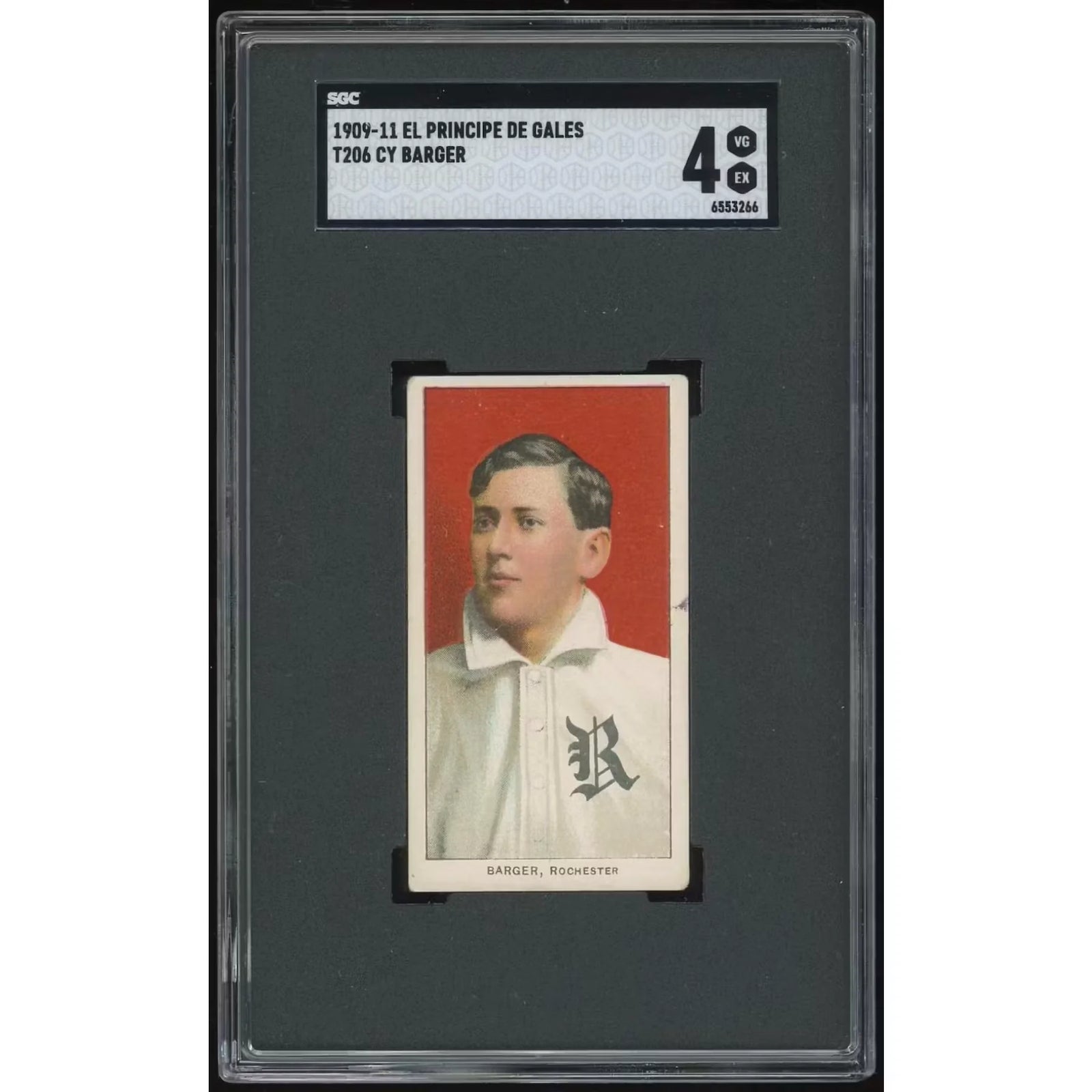 Cy Barger T206 EPDG Card | SGC 4 Graded