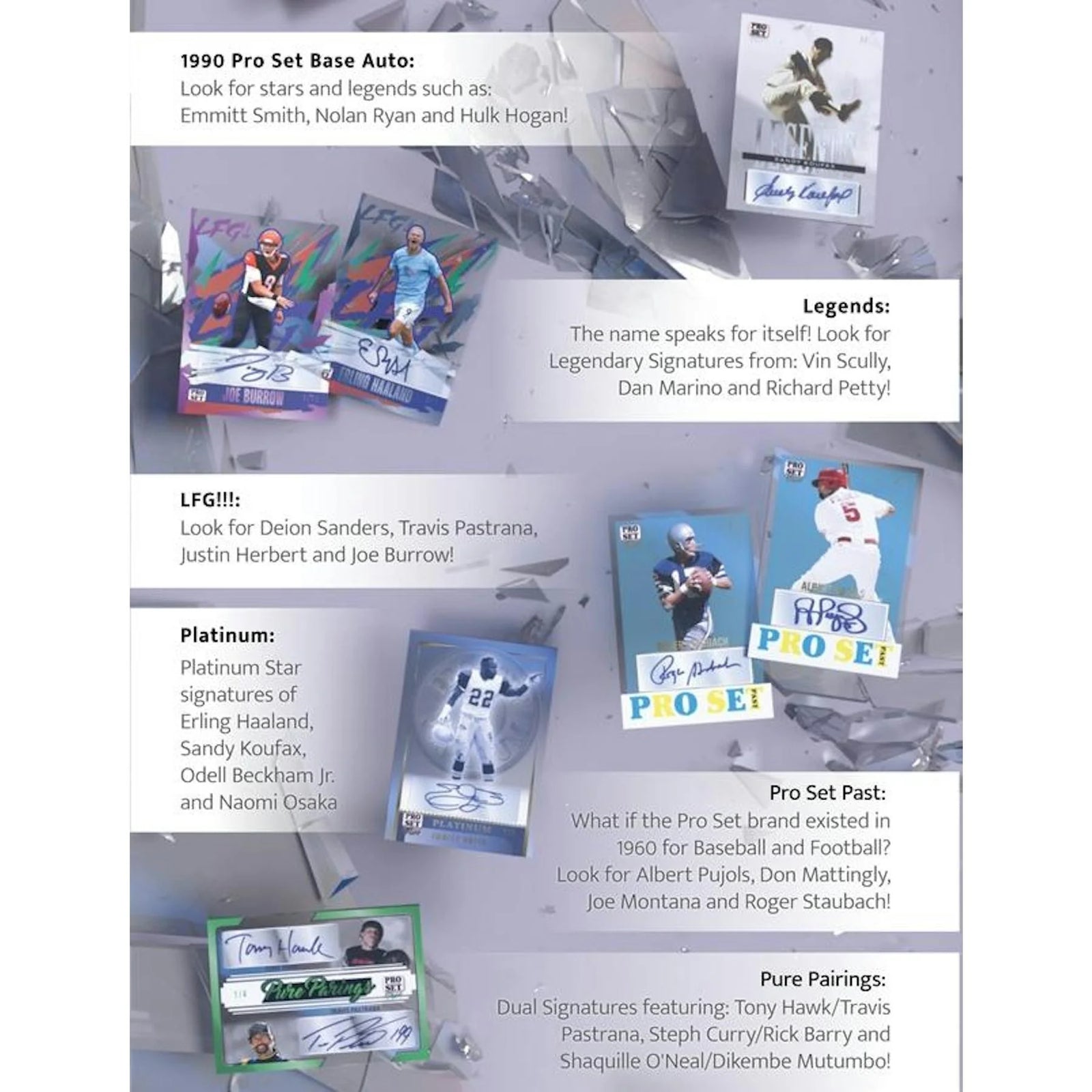 DRAFT - Just In 2023 Leaf Pro Set Pure Multisport Hobby Box (Reed Buy)