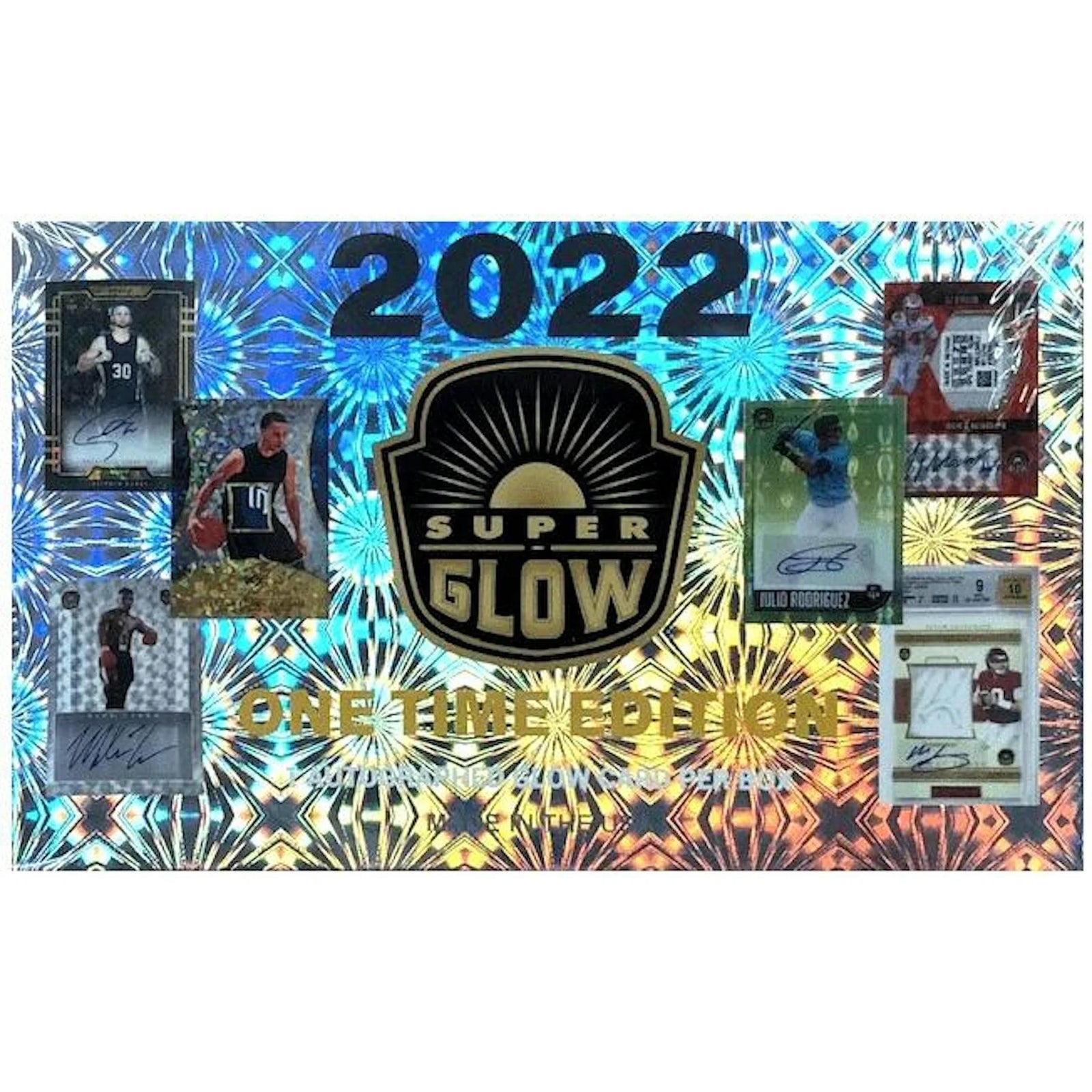 DRAFT - Just In 2022 Super Glow Sports One Time Edition Hobby 5-Box Case (Reed Buy)