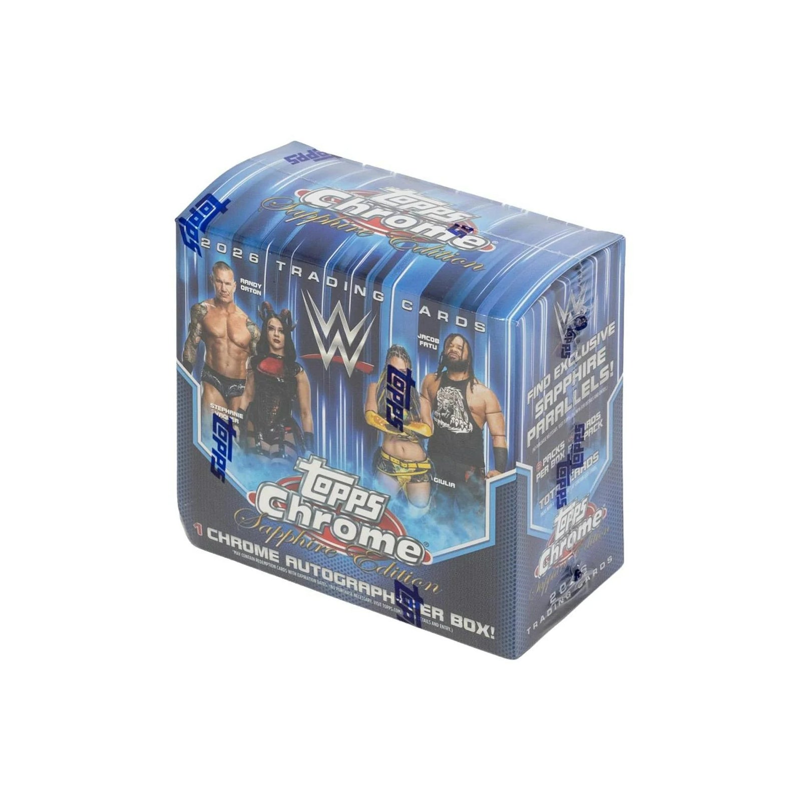 DRAFT - 2026 Topps Chrome WWE Wrestling Sapphire Edition Box | dacardworld:BVG60IWGA7
