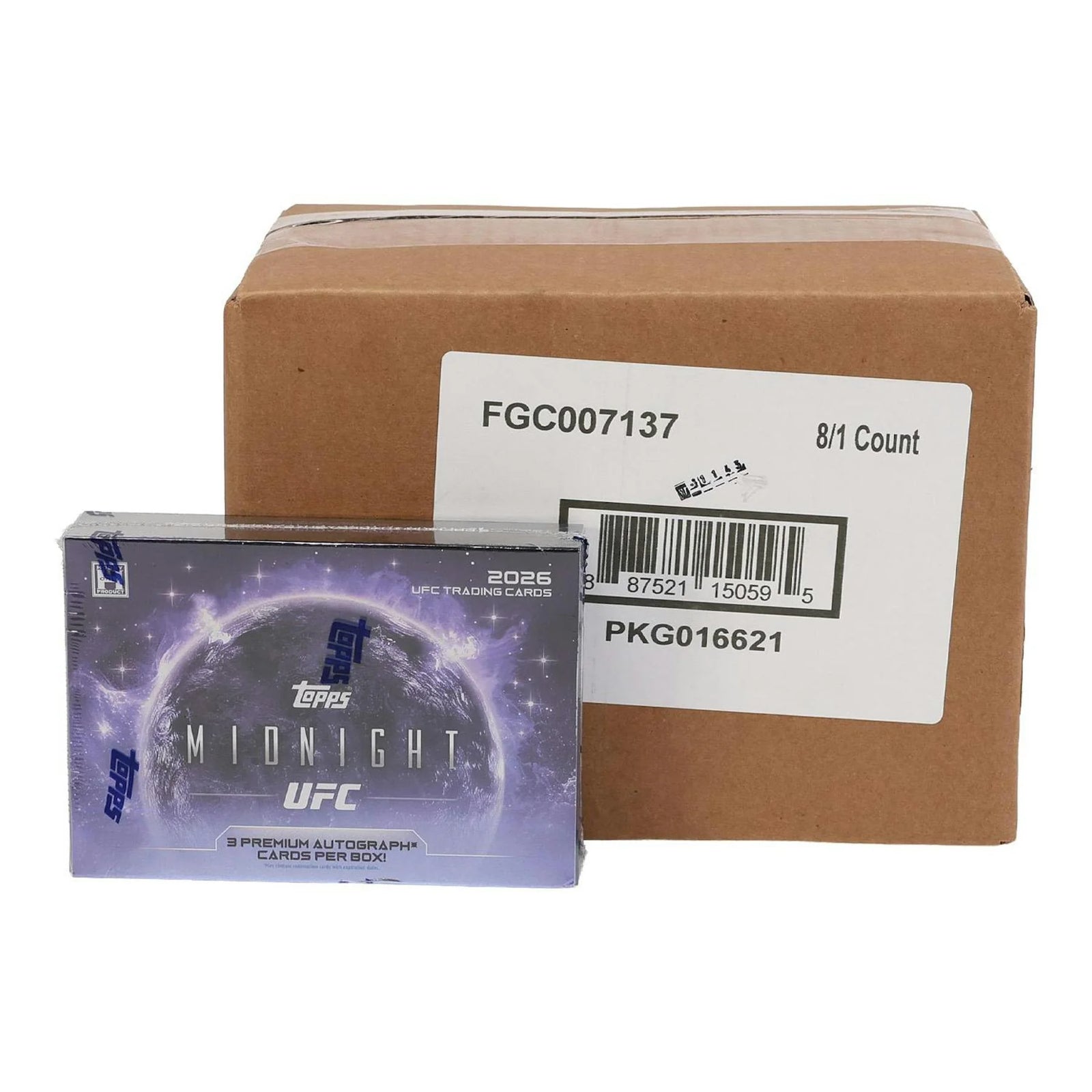 DRAFT - New 2026 Topps Midnight UFC Hobby 8-Box Case