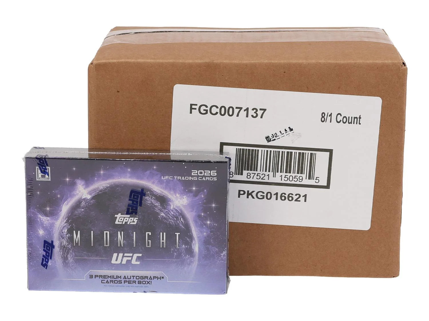 DRAFT - New 2026 Topps Midnight UFC Hobby 8-Box Case