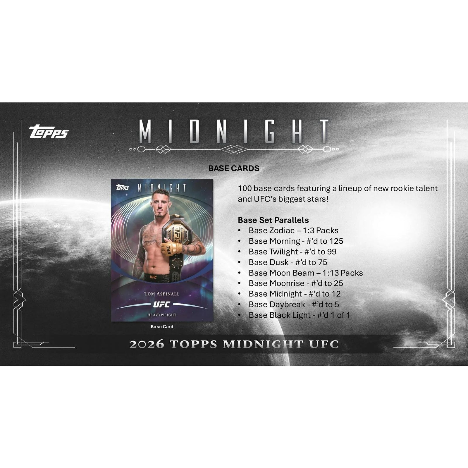 DRAFT - New 2026 Topps Midnight UFC Hobby 8-Box Case