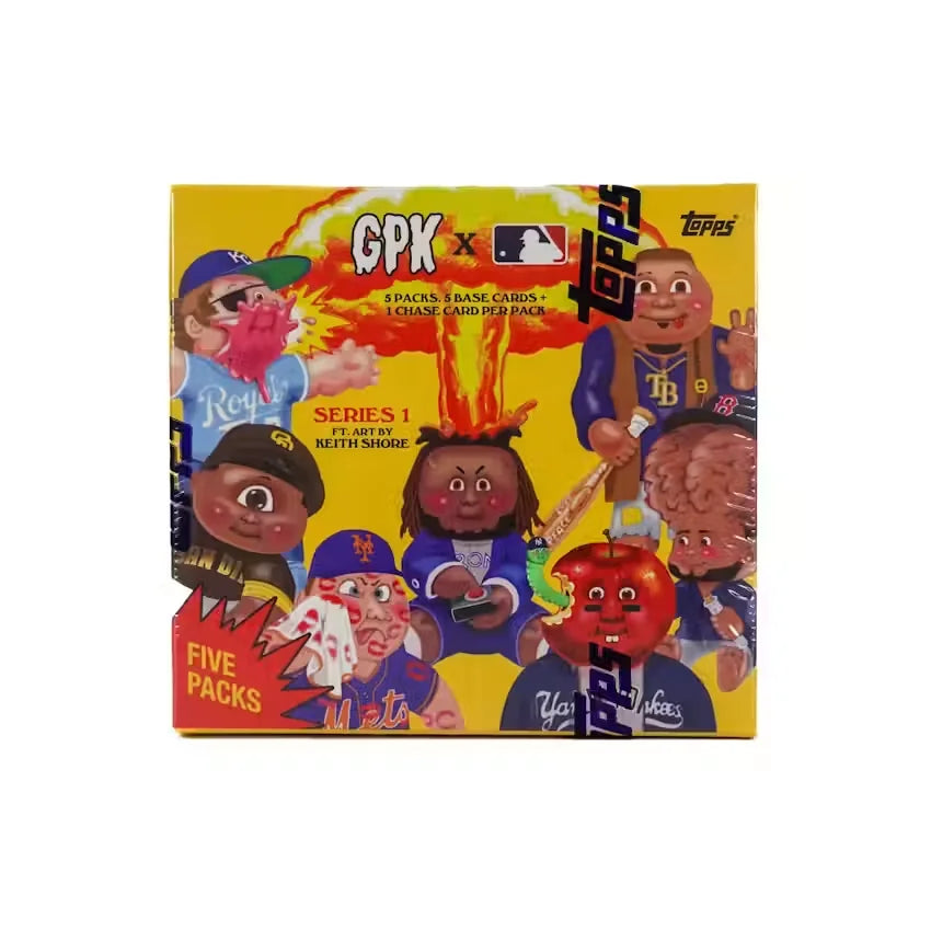 2022 Topps MLB x Garbage Pail Kids Series 1 5 Pack Box by Keith Shore (Ships Sealed Only)
