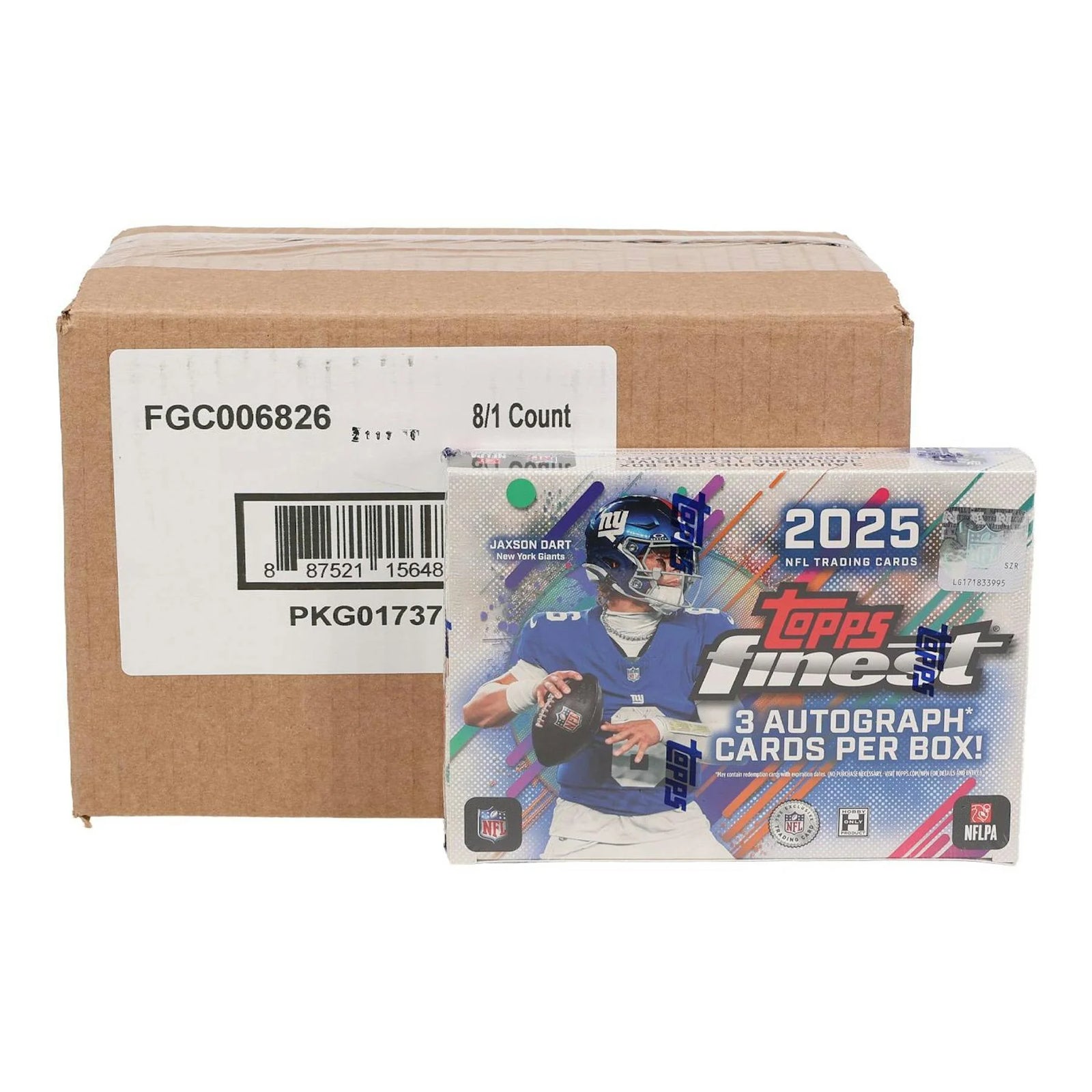 DRAFT - New 2025 Topps Finest Football Delight 8-Box Case