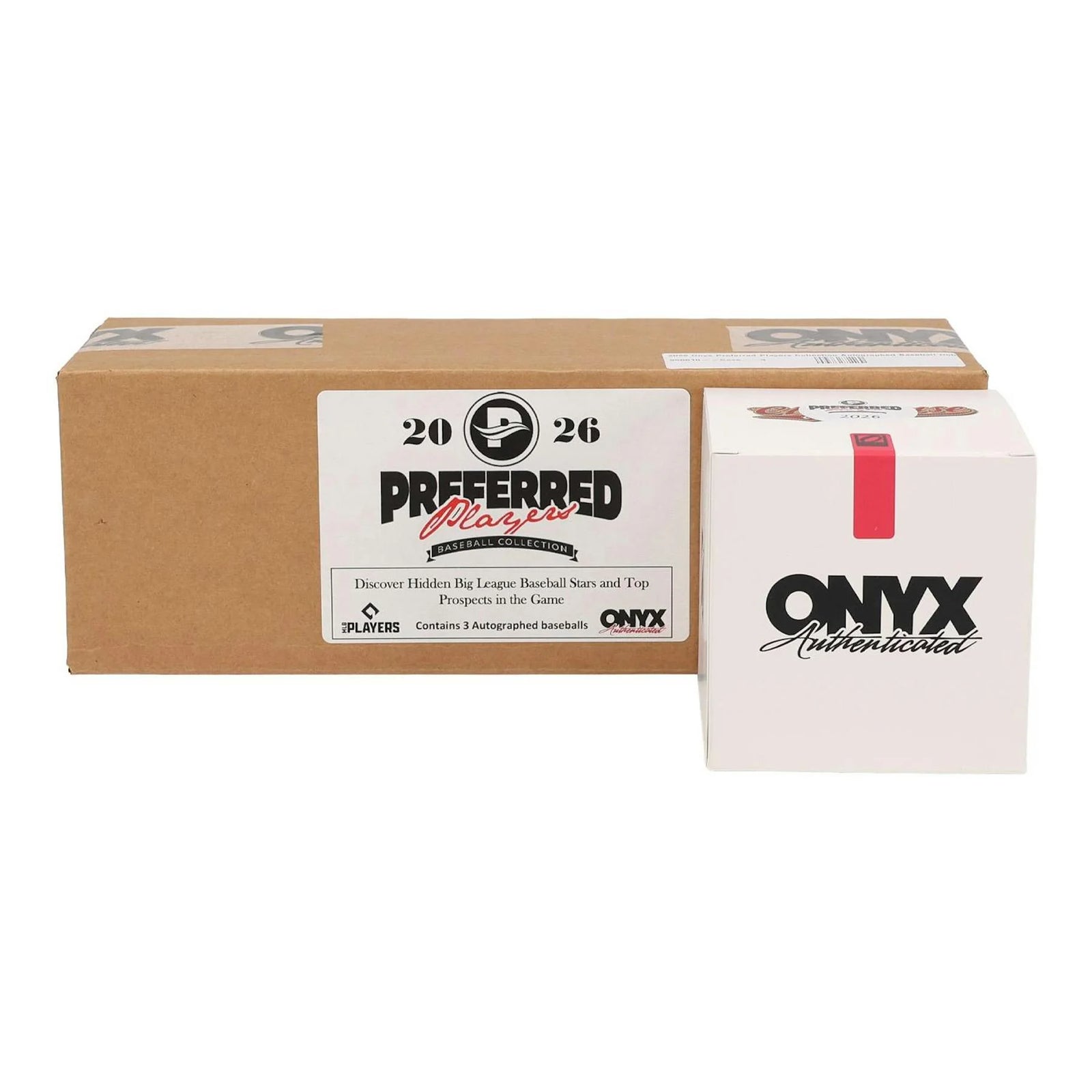 DRAFT - New 2026 Onyx Preferred Players Collection Autographed Baseball Hobby 3-Box Case