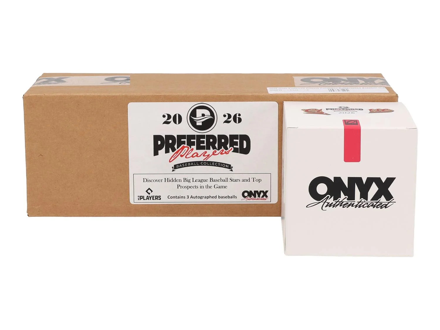DRAFT - New 2026 Onyx Preferred Players Collection Autographed Baseball Hobby 3-Box Case