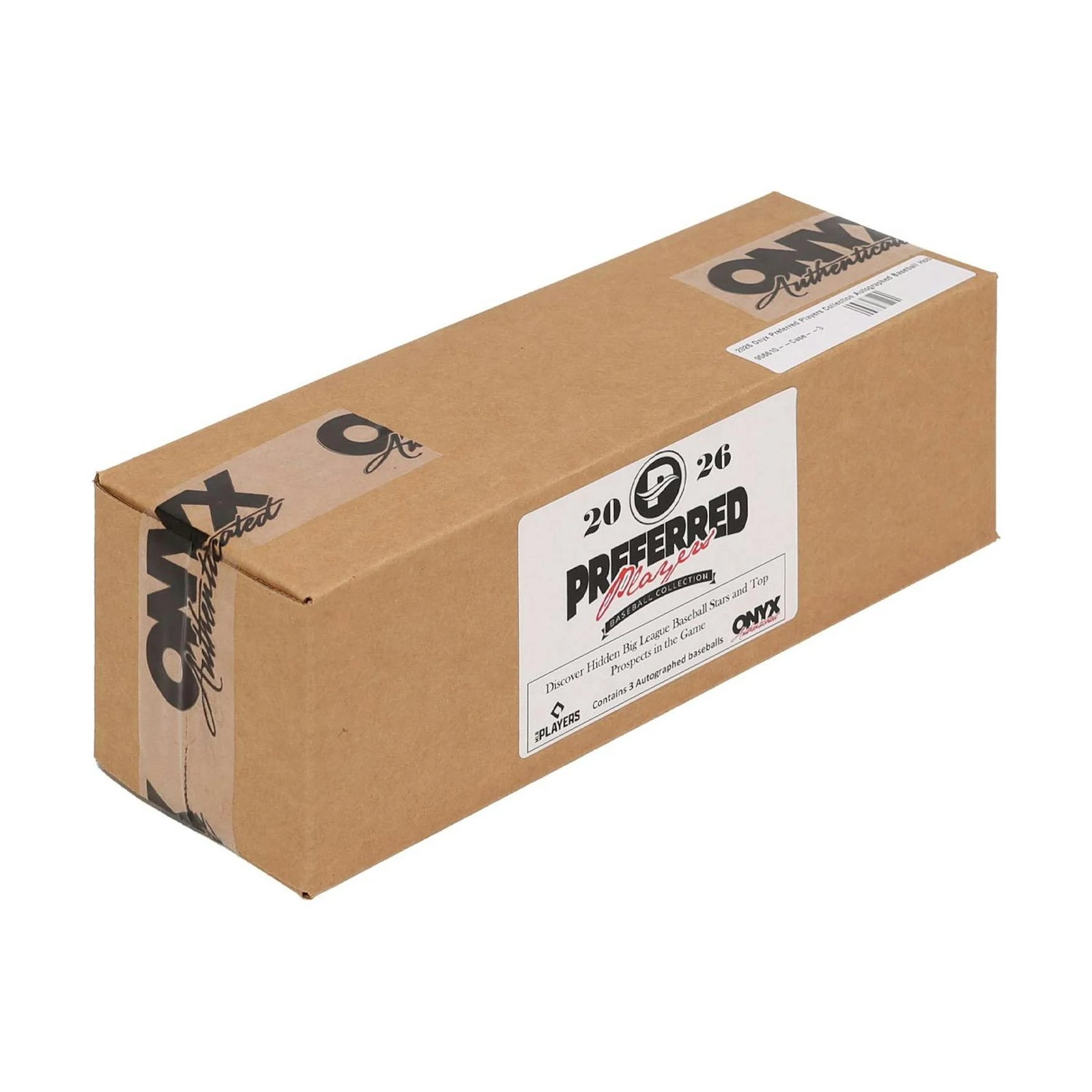 DRAFT - New 2026 Onyx Preferred Players Collection Autographed Baseball Hobby 3-Box Case