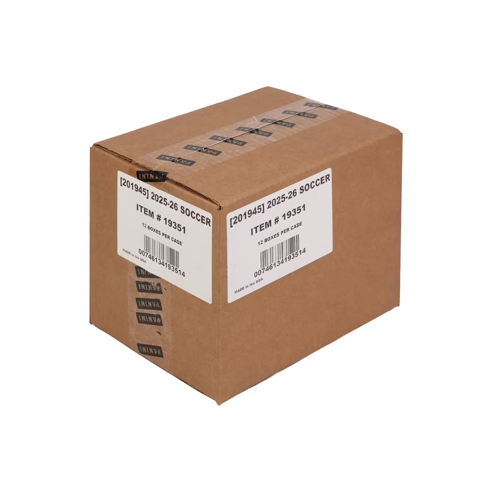 2025-26 Panini Select Serie A Soccer Hobby International 12-Box Case (Ships Sealed Only)