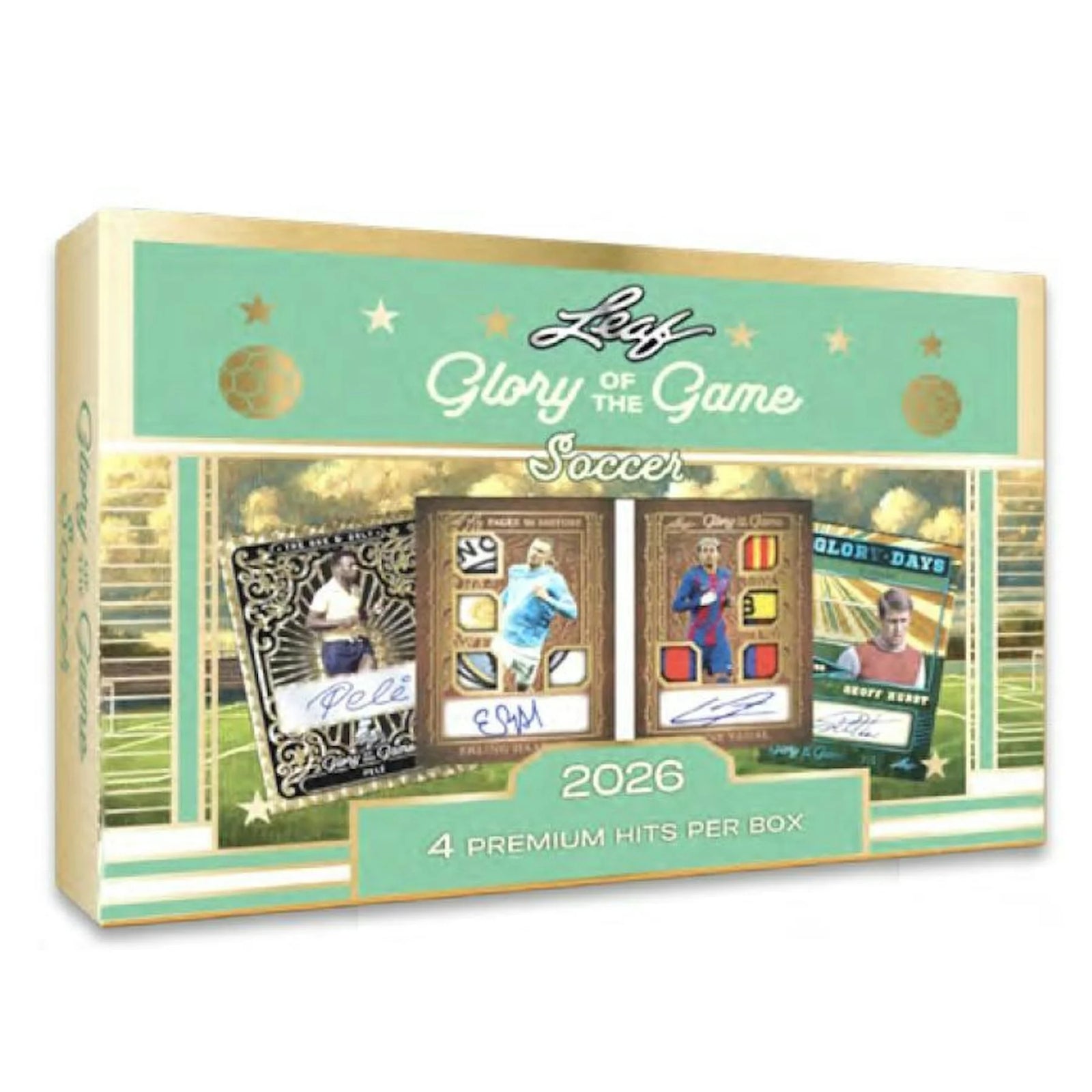 DRAFT - Presell 2026 Leaf Glory of the Game Soccer Hobby 10-Box Case (Presell) Releases Jul. 3rd, 2026